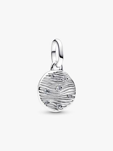 Charm Mini Medallion Onde da incidere Pandora ME