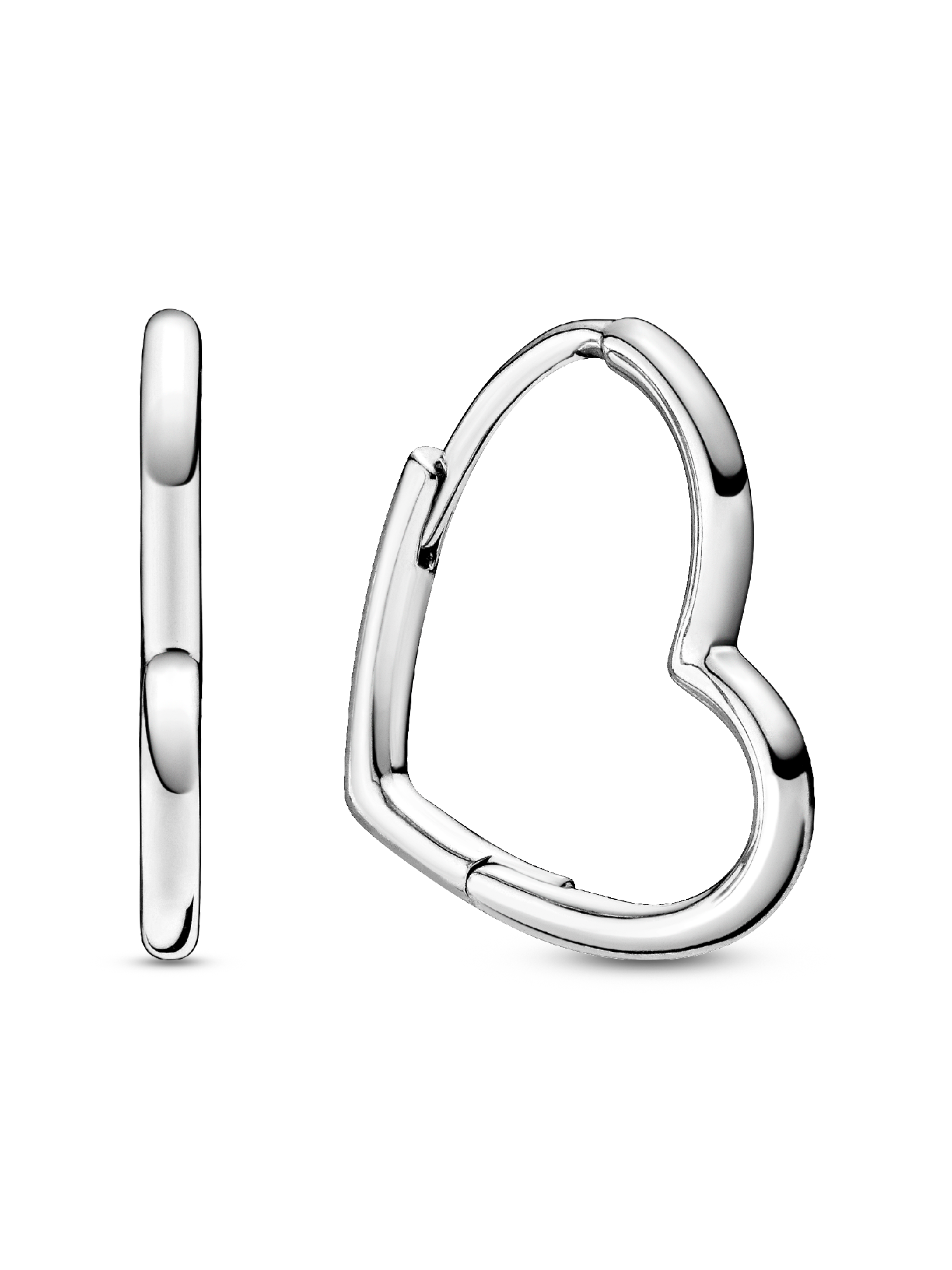 Orecchini a cerchio scultorei in argento sterling, piccoli cerchi Huggie - Italia
