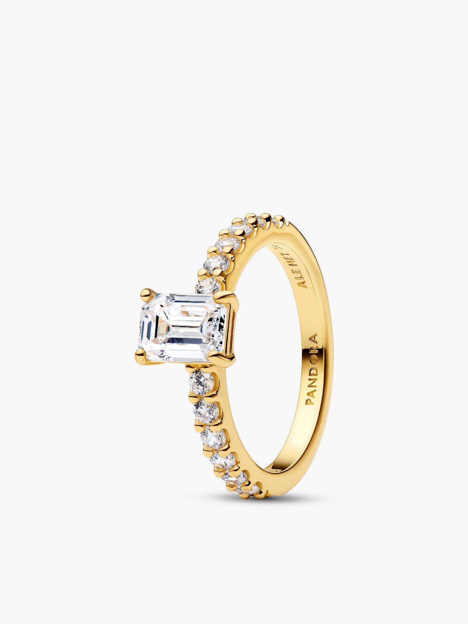Anello Taglio Baguette 