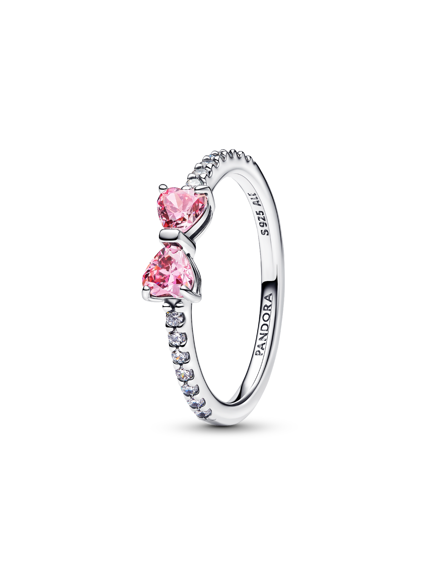 Anello Fiocco Luminoso Rosa