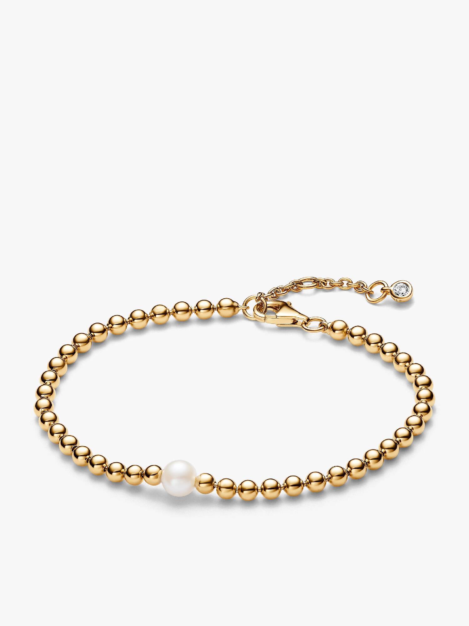 Bracciale con Perla d’Acqua Dolce Coltivata e Sfere