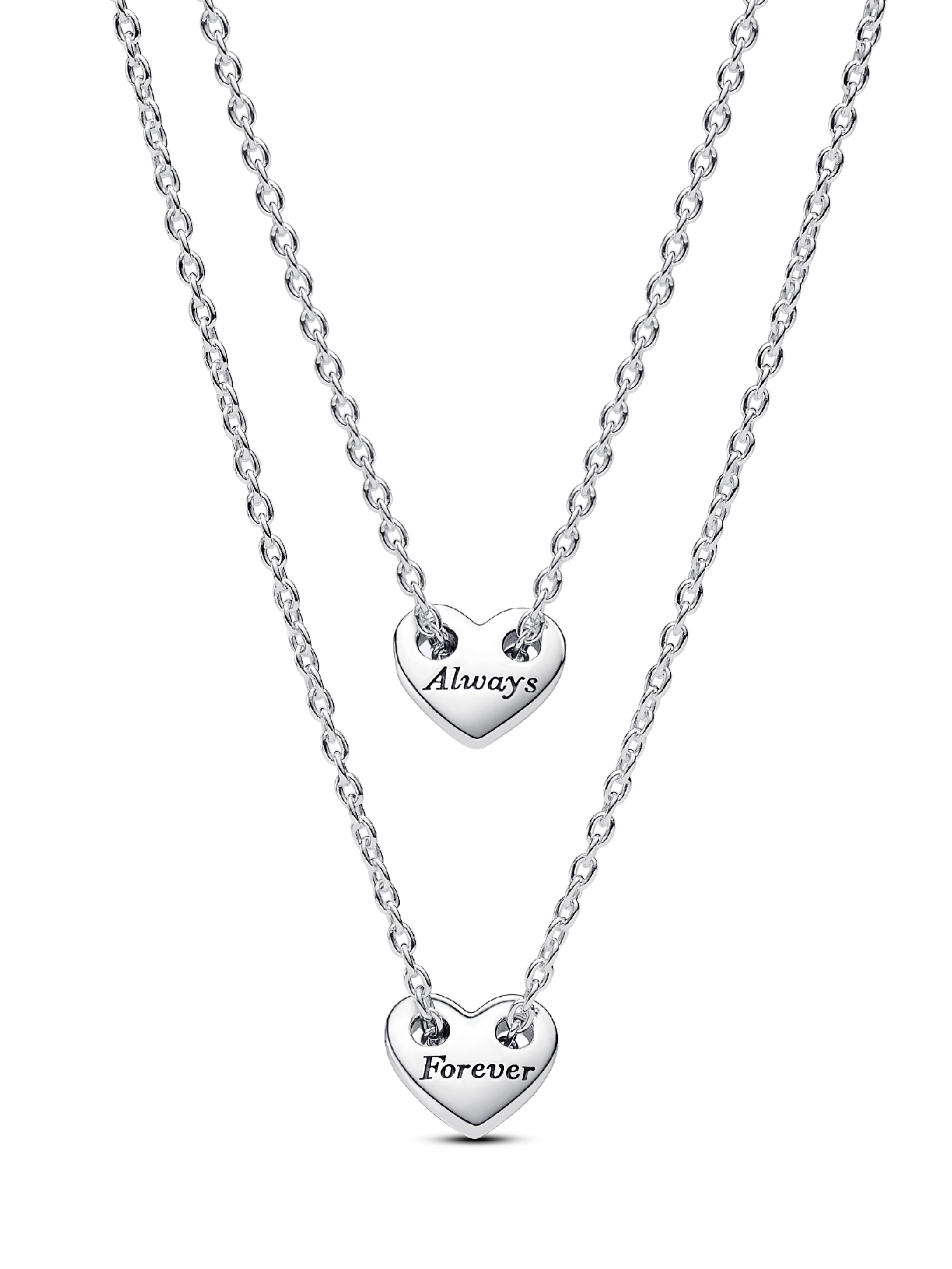 Tuscany Silver Collana In Argento 925 Con Pendente Sfera Di Cuori - Catena Regolabile 41-46 Cm, Ipoallergenica, Con Confezione Regalo