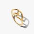 Anello Cuore Piccolo Linea Sinuosa Anello Cuore Piccolo Linea Sinuosa