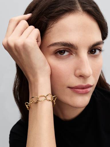 Bracciale Maglia Linea Sinuosa
