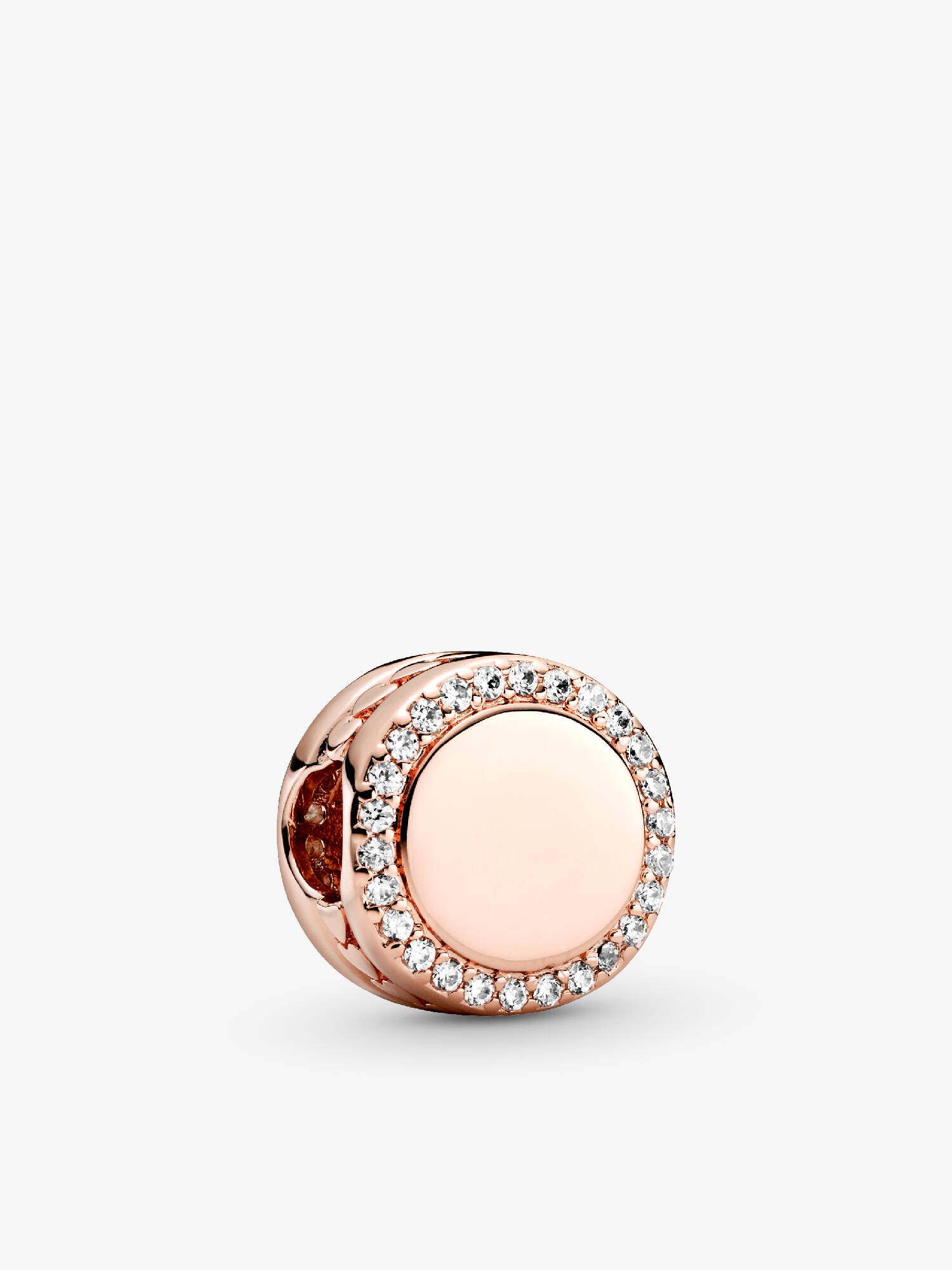 Charm Bottone Scintillante da incidere