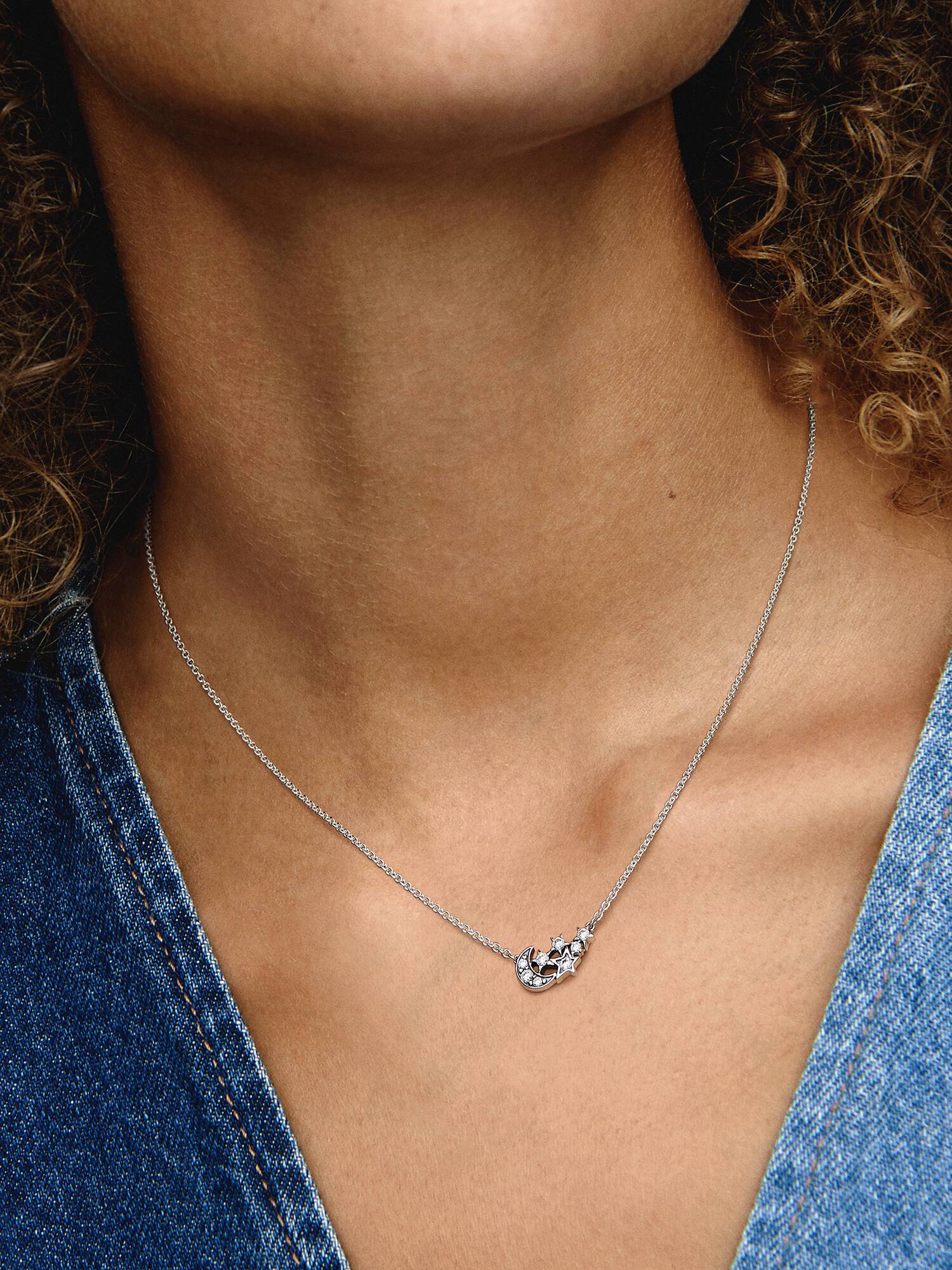 Collana Luna Crescente e Stelle