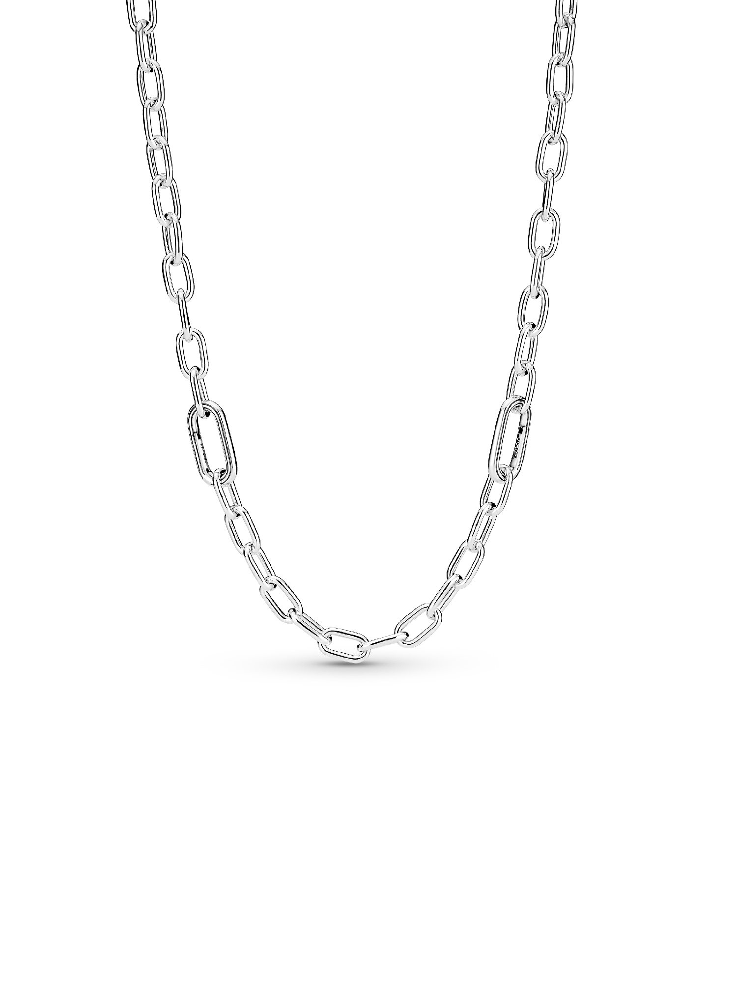 Glanzstücke München Catena a maglia rettangolare da Donna in Argento Sterling 925/- con Agata di pizzo blu