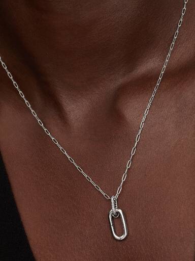 Collana con Link Pendente Apribile Pandora ME