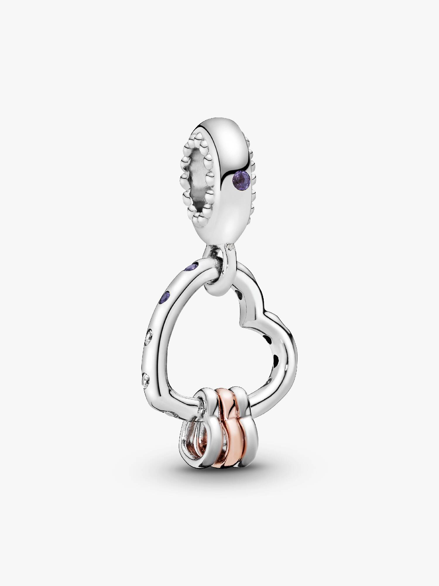 Charm Pendente Unione di Cuori