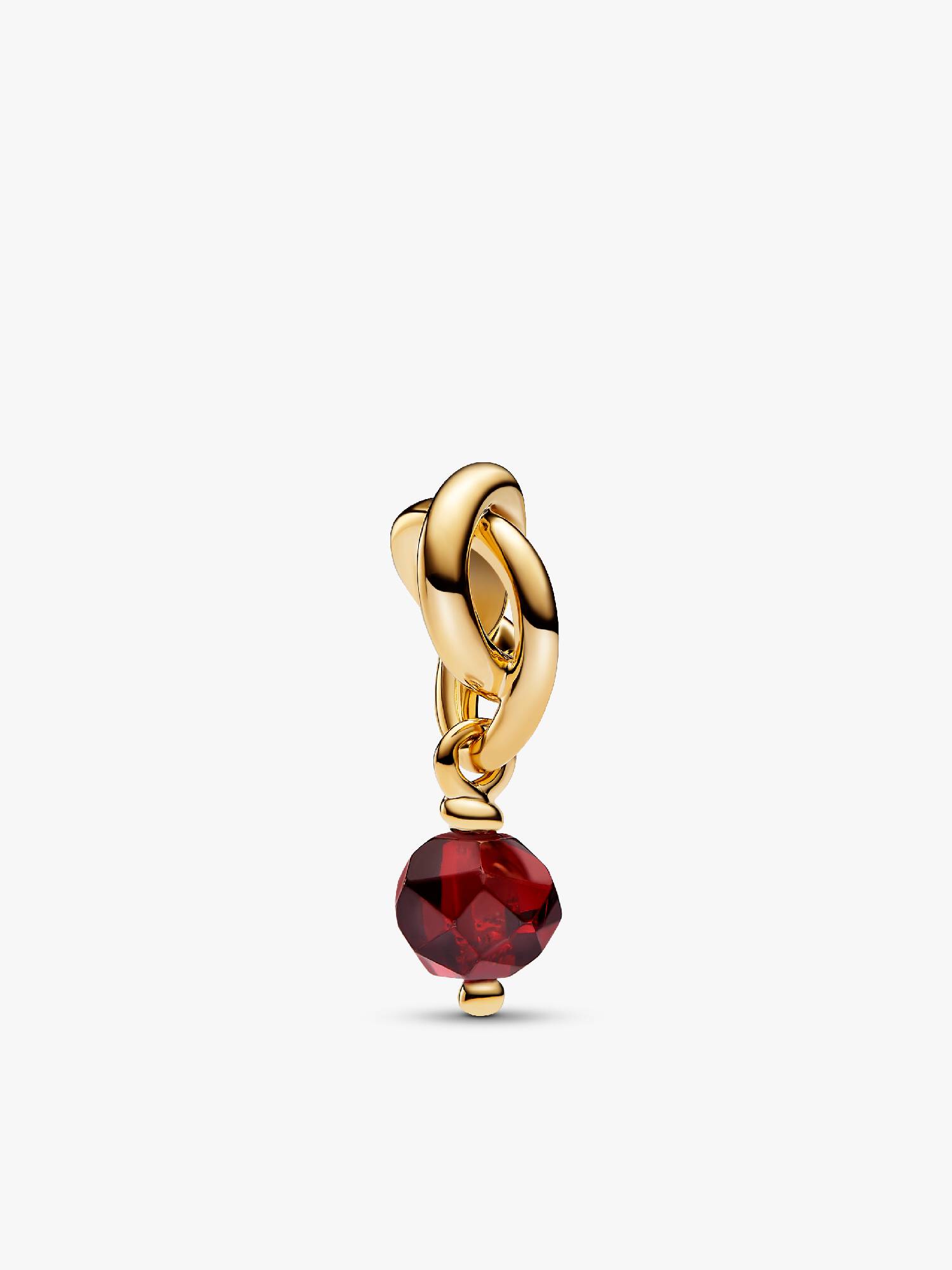 Pendente Cerchio Eterno Rosso Scuro Gennaio