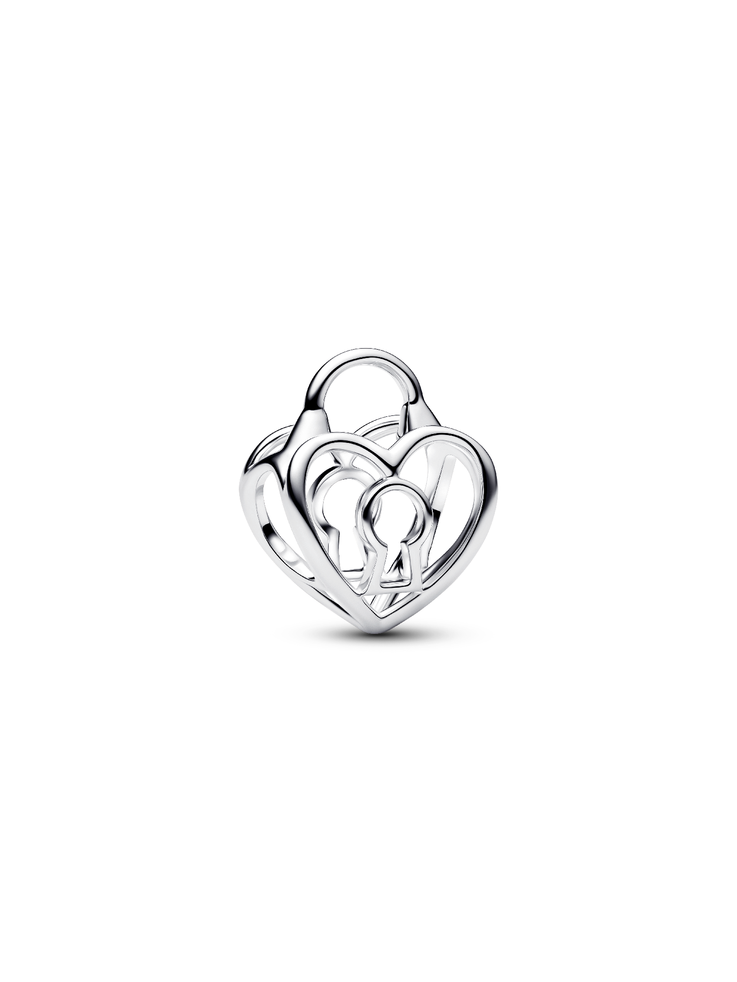 Charm Openwork Lucchetto Cuore