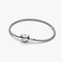 Bracciale Maglia Geometrica con Chiusura a Cuore Bracciale Maglia Geometrica con Chiusura a Cuore