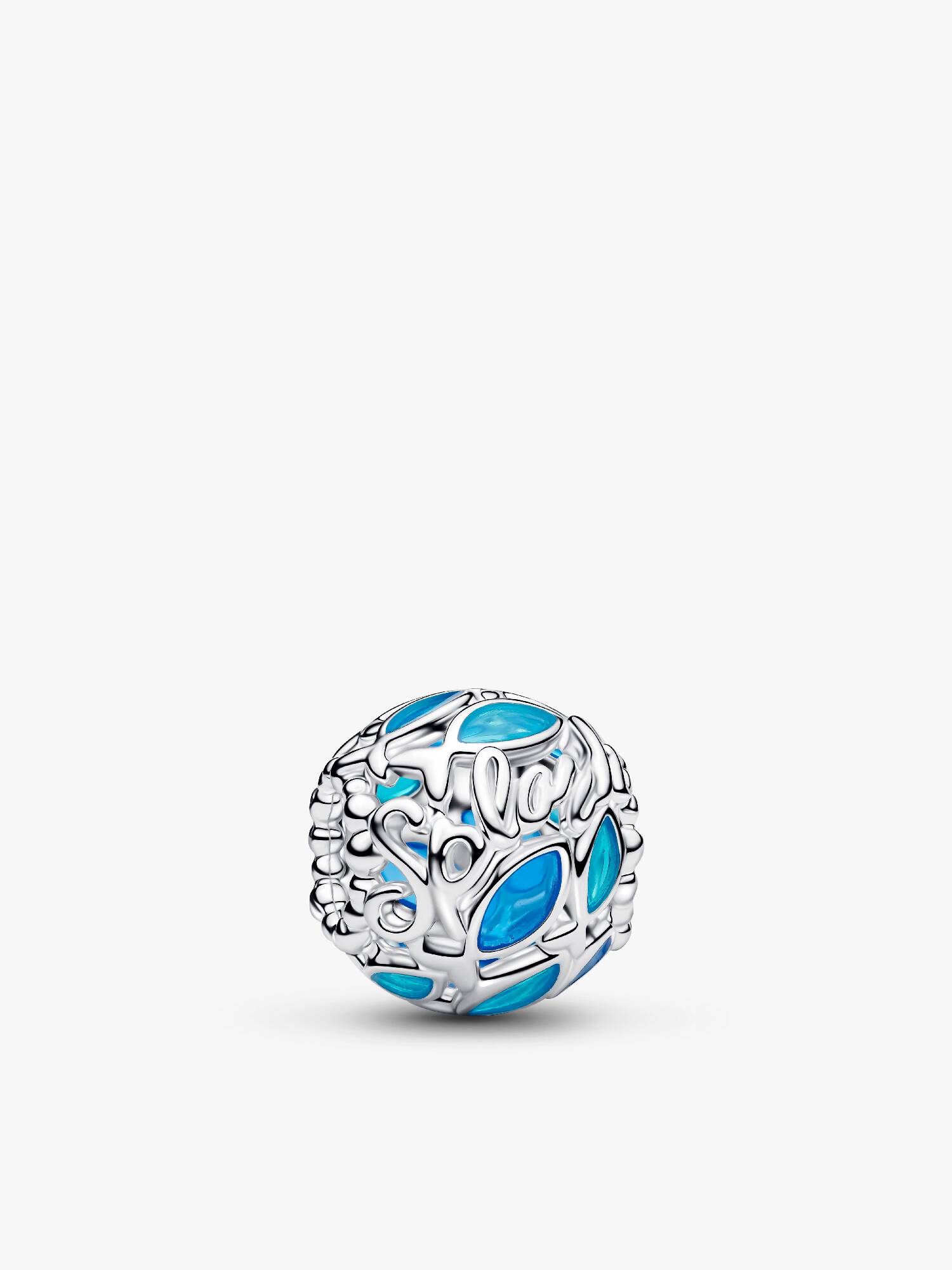 Charm Openwork Pesciolini nel mare 
