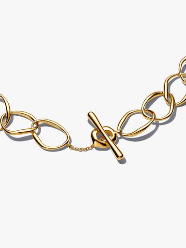 Collana Maglia Linea Sinuosa