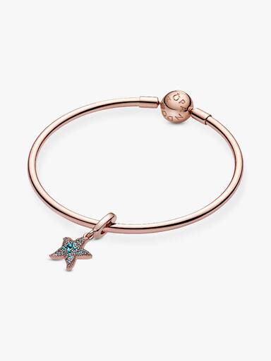Charm Pendente Stella Marina Blu