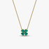 Collana Quadrifoglio Verde Collana Quadrifoglio Verde