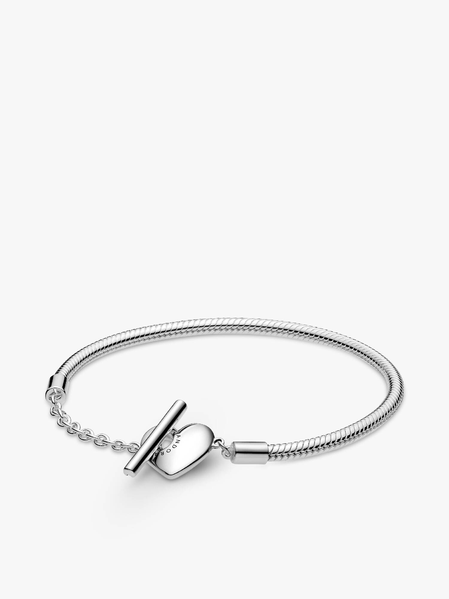 Bracciale Moments con Chiusura a T e Cuore