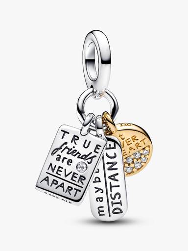 Charm Pendente Messaggi di Amicizia