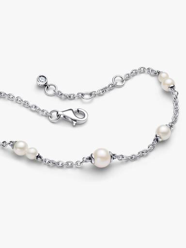 Bracciale Catena Con Perle d’Acqua Dolce Coltivate