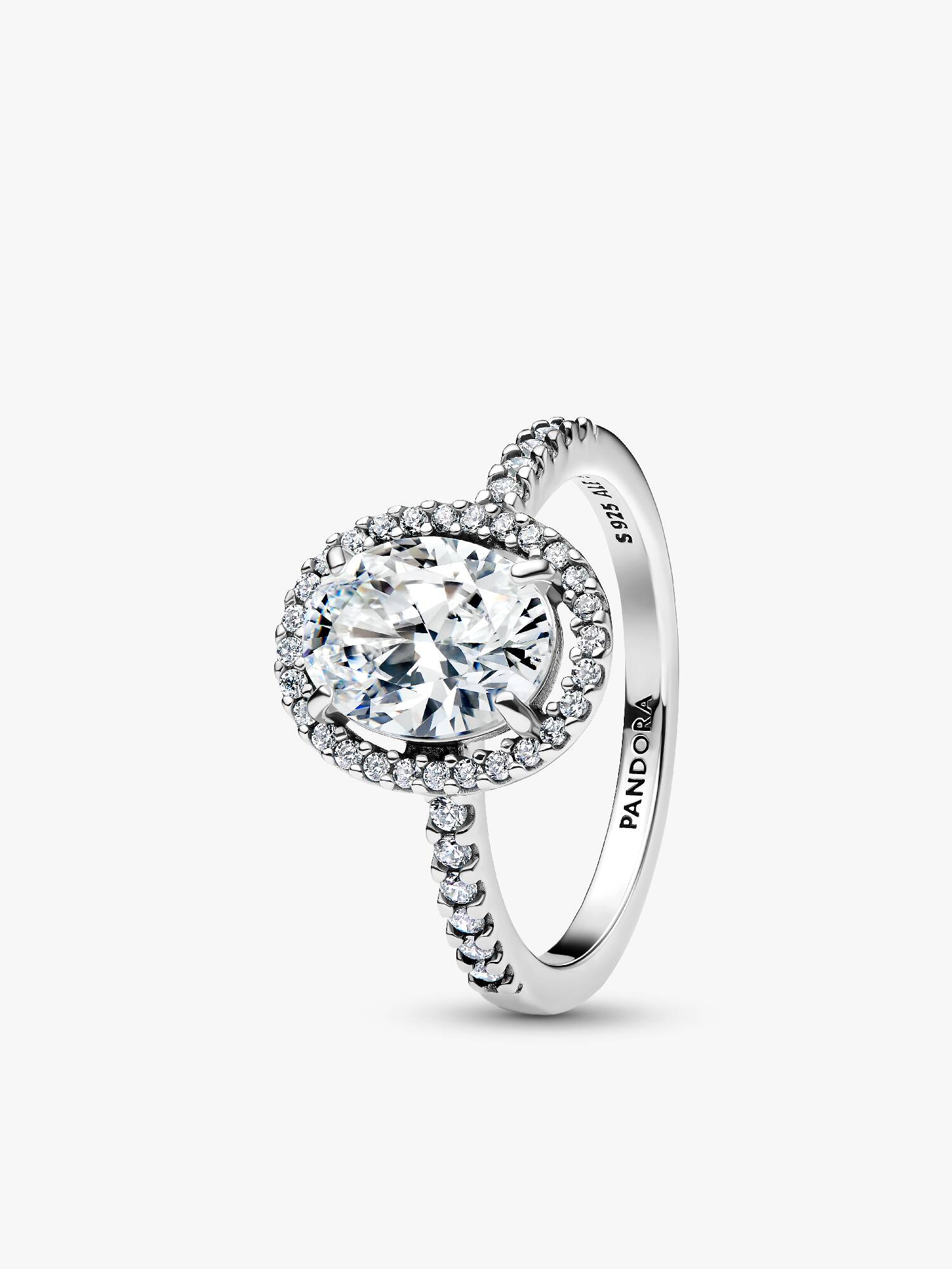 Anello Punto Luce Ovale