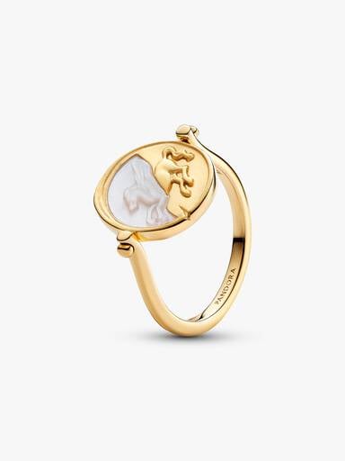 Anello Medallion Pegaso "Ex Animo" Reversibile