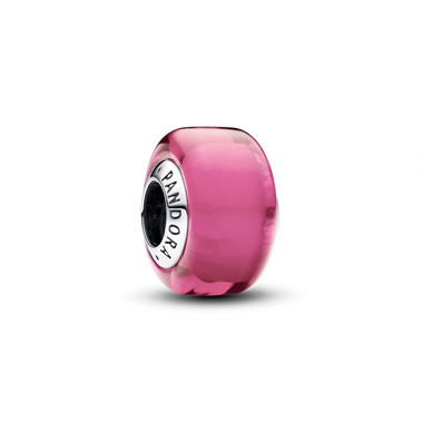 Charm Mini Vetro di Murano Rosa