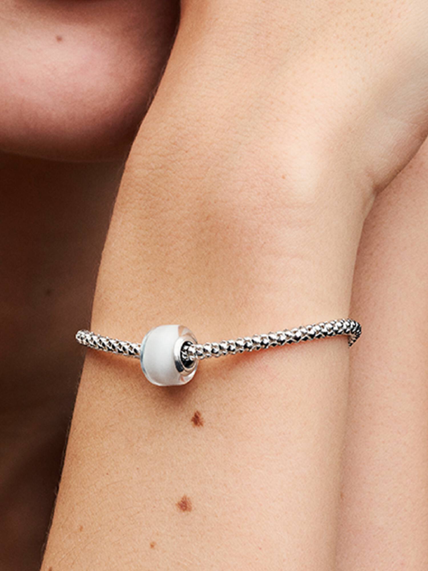 Charm Mini Vetro di Murano Bianco
