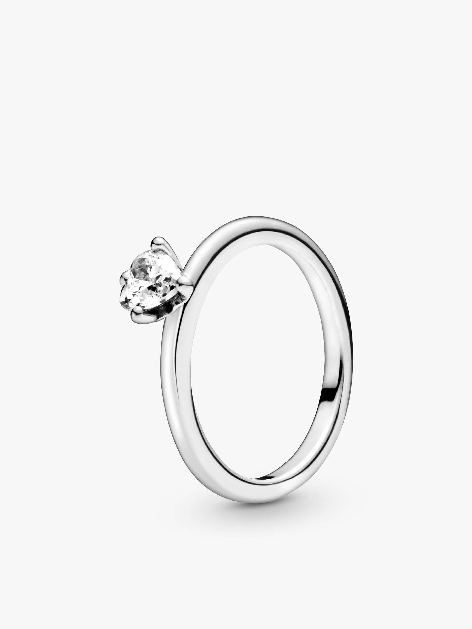 Anello Solitario con cuore