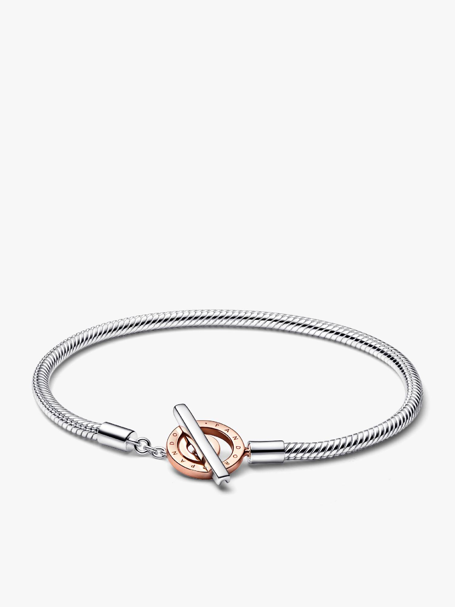Bracciale con Chiusura a T e Cerchi