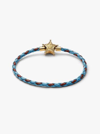 Disney Pixar, Toy Story, Bracciale in Pelle Stella dello Sceriffo