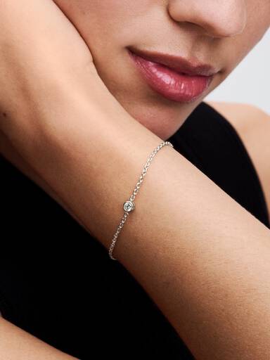 Bracciale Era Bezel con diamante creato in laboratorio