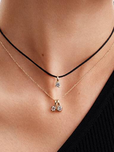 Collana Catenina Talisman in oro 14k