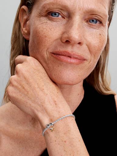 Charm Openwork Cuore e Stella "My Lucky Star"