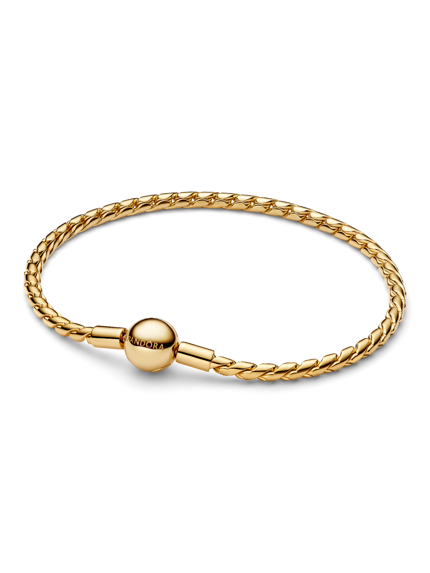 Bracciale Maglia Spiga con Chiusura a Sfera
