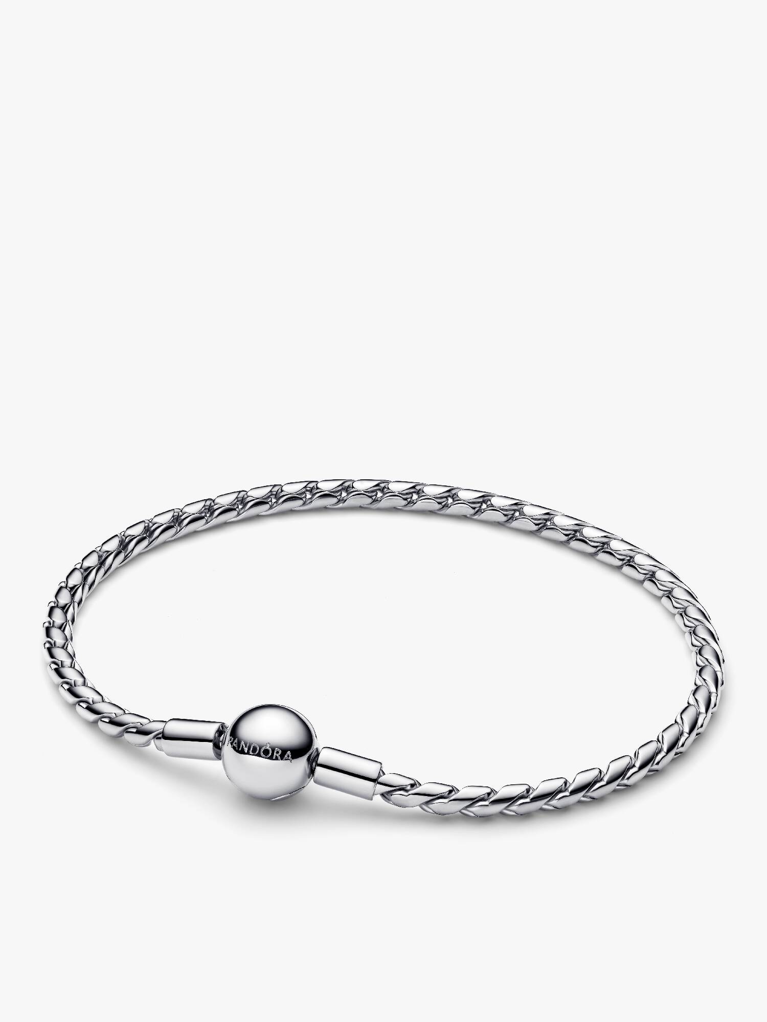 Bracciale Maglia Spiga con Chiusura a Sfera