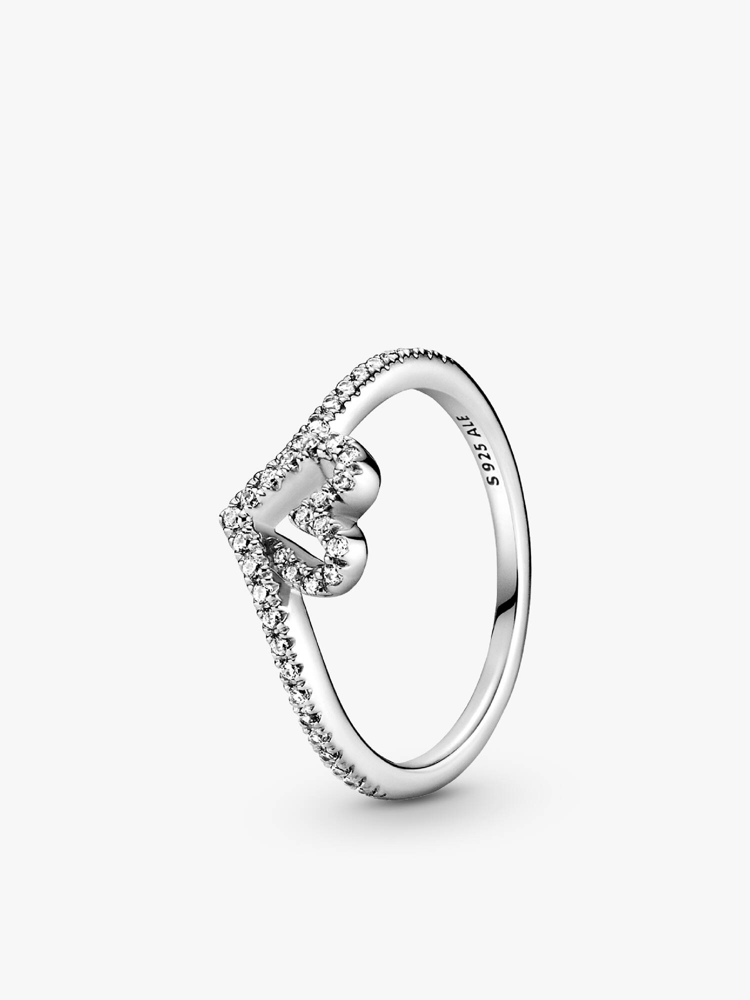 Anello Cuore Desiderio Scintillante