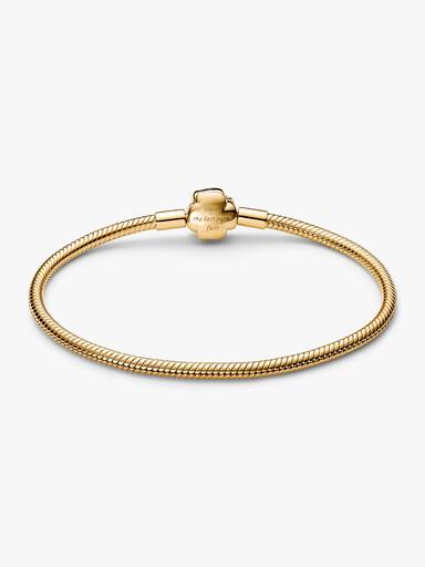 Disney, La Bella e la Bestia, Bracciale Con Chiusura Rosa Incantata Vetro di Murano