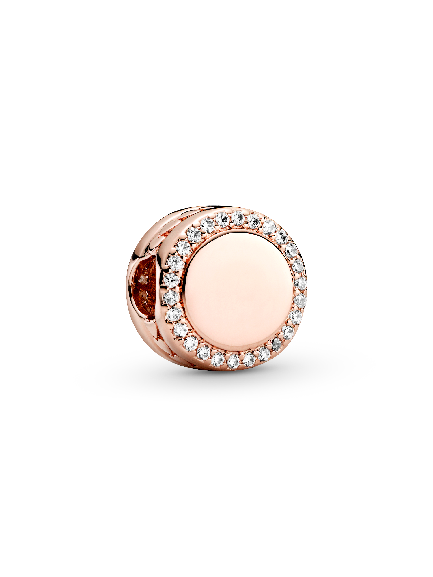 Charm Bottone Scintillante da incidere