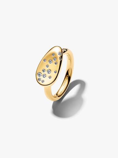 Anello Sigillo con Pietre Luminose