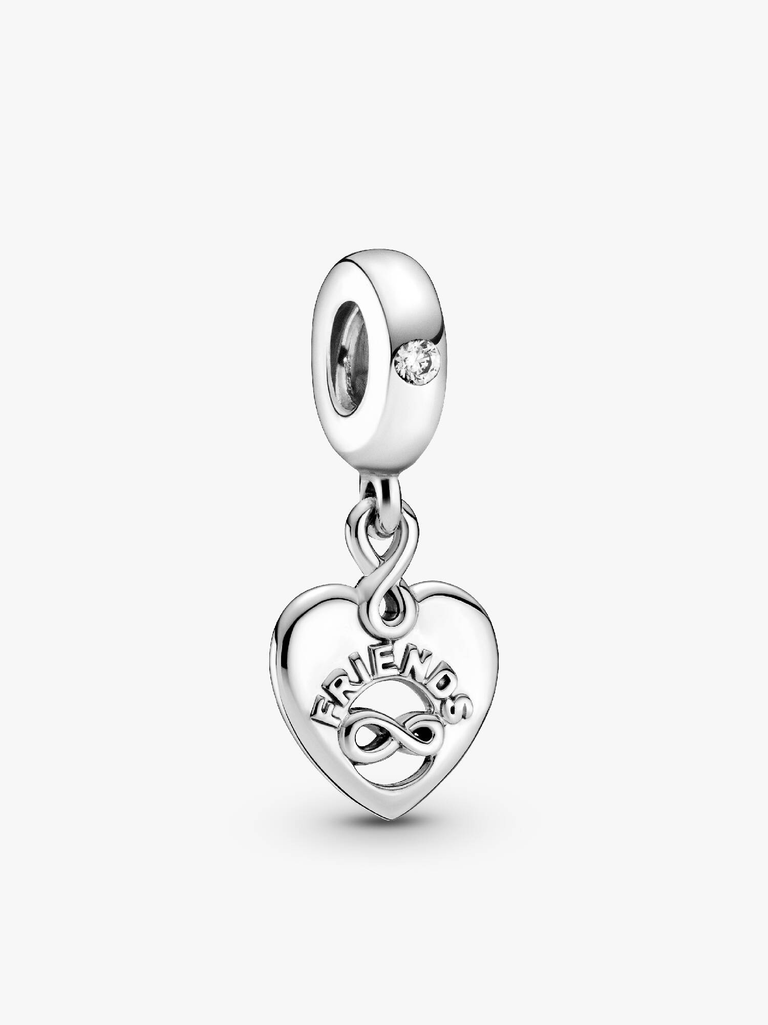 Charm Pendente Cuore Amici per Sempre