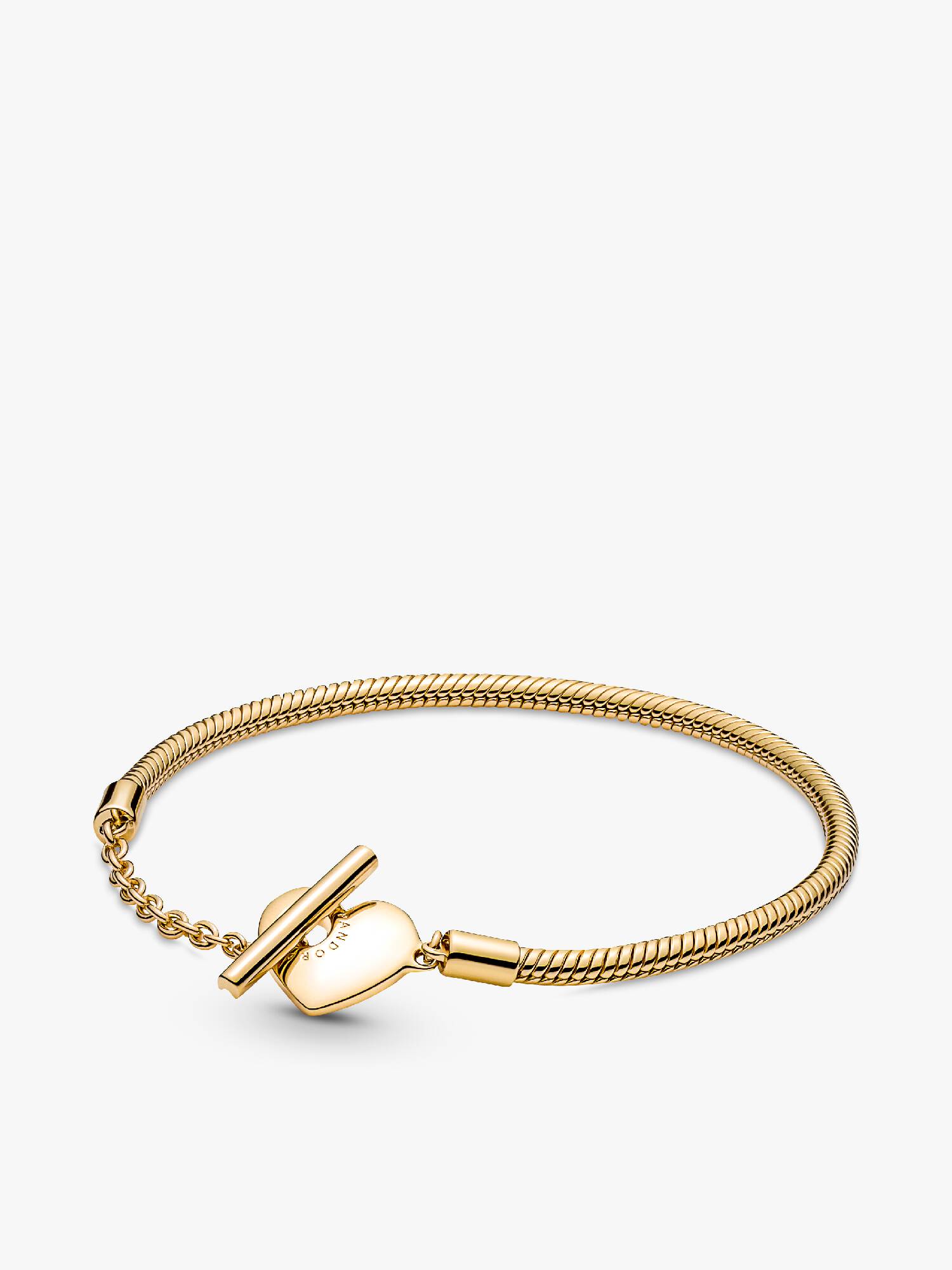 Bracciale Moments con Chiusura a T e Cuore