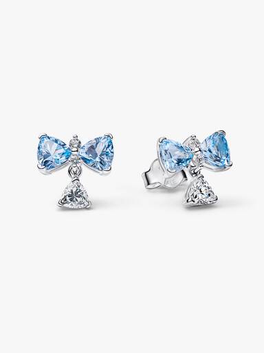 Bridgerton, Orecchini Fiocco Azzurro