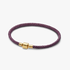 Bracciale in Corda Viola con Chiusura a Barile Bracciale in Corda Viola con Chiusura a Barile