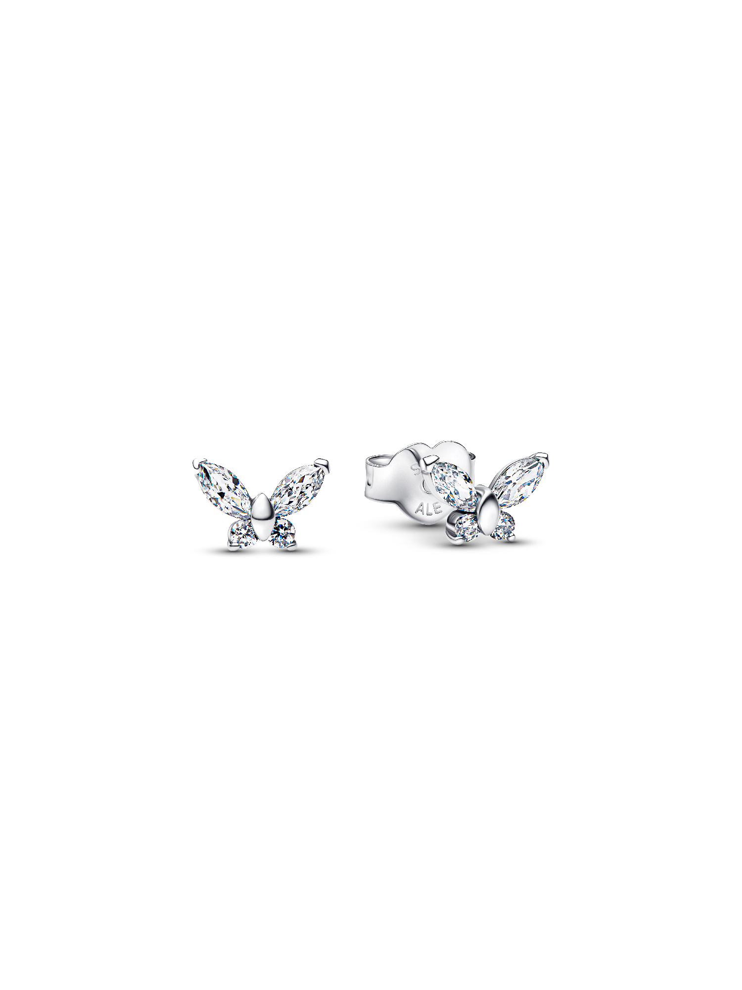 Orecchini da sposa in argento sterling 925 con perle bianche e