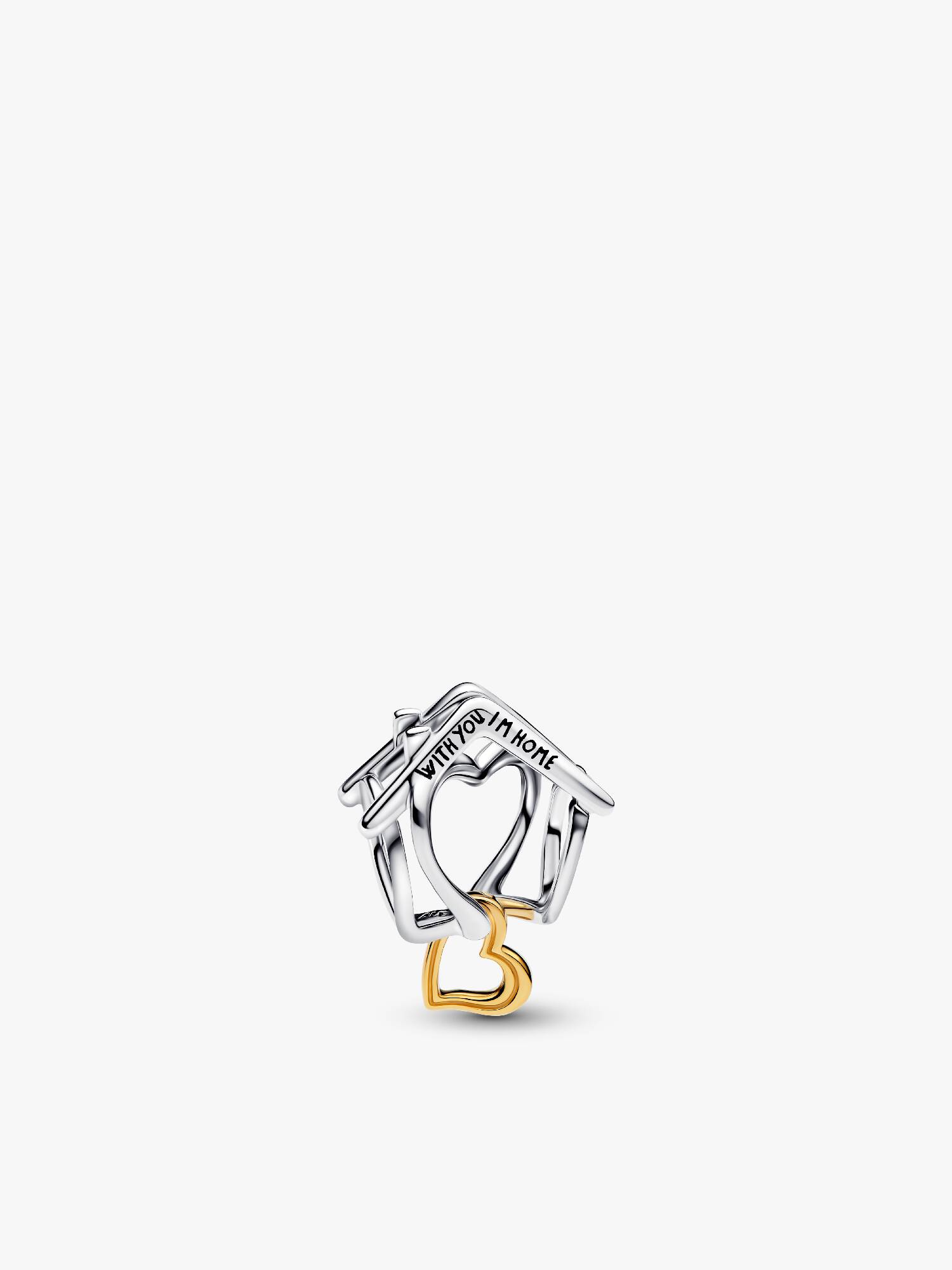 Charm Openwork Casa "With You I'm Home"