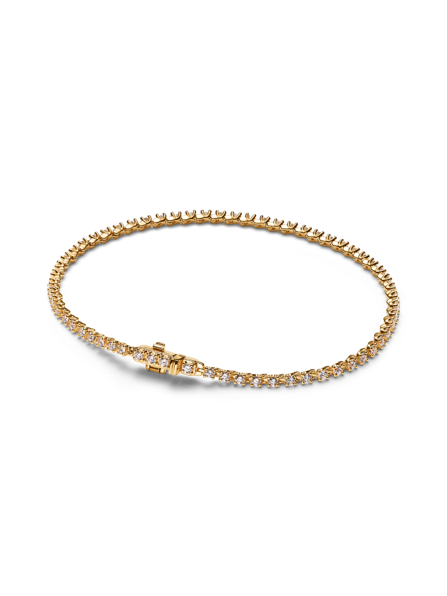 Bracciale Tennis Era in oro 14k con diamanti creati in laboratorio