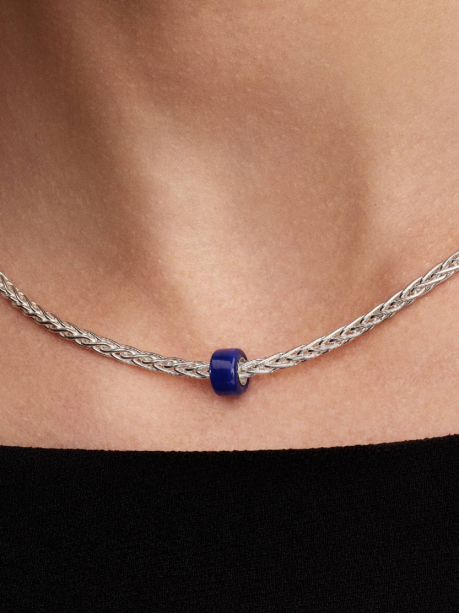 Mini Charm Vetro di Murano Blu