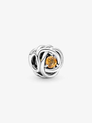 Charm Cerchio Eterno Miele Novembre