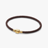 Bracciale in Corda Marrone con Chiusura a Barile Bracciale in Corda Marrone con Chiusura a Barile