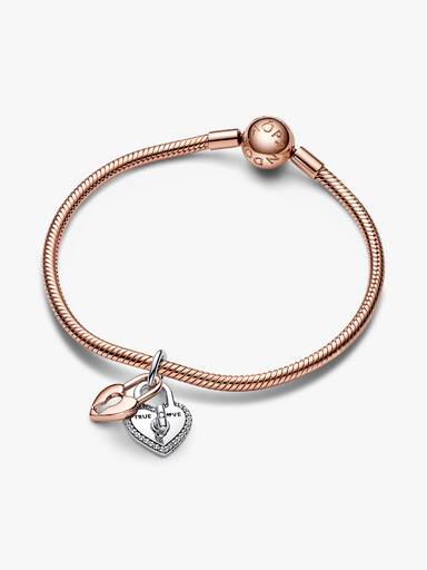 Charm Pendente Lucchetto "True Love"